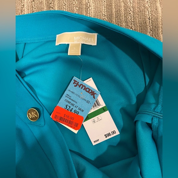 NWT Michael Kors Mini Skirt Blue - Picture 6 of 7